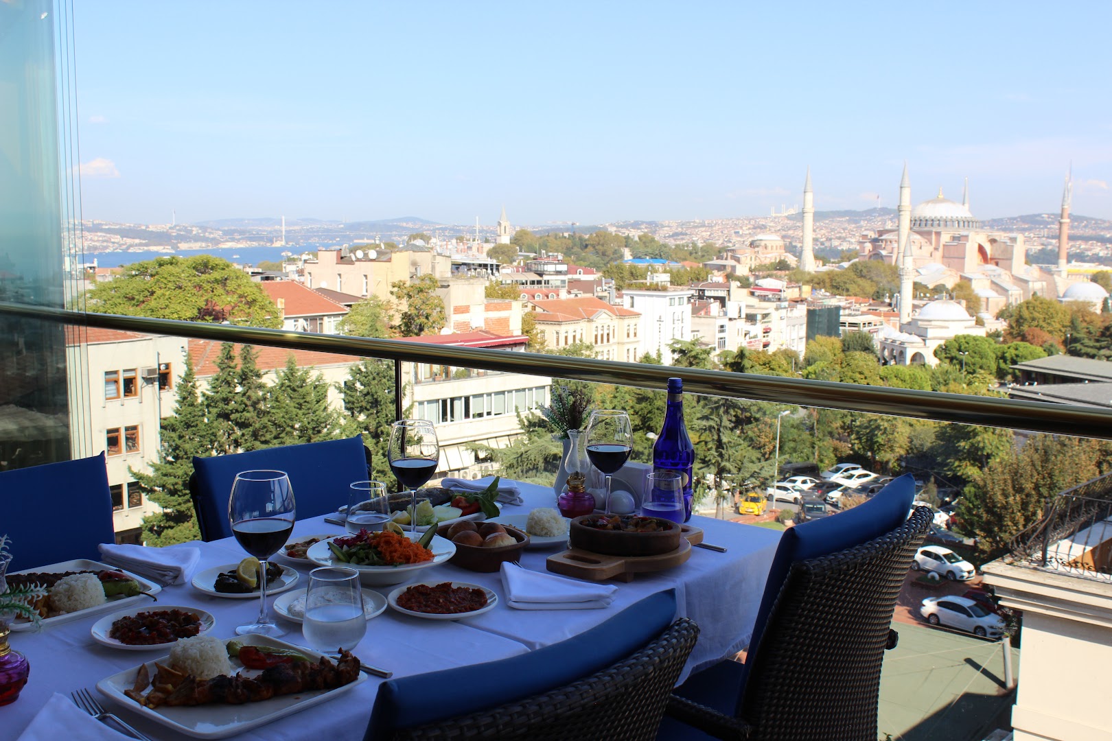 Sky Rooftop Restaurant View